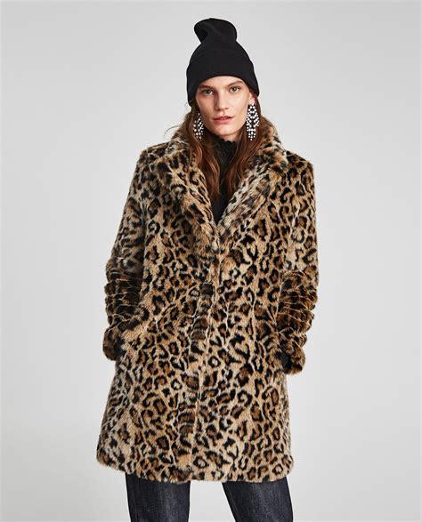 leopard print coat|leopard print coat zara.